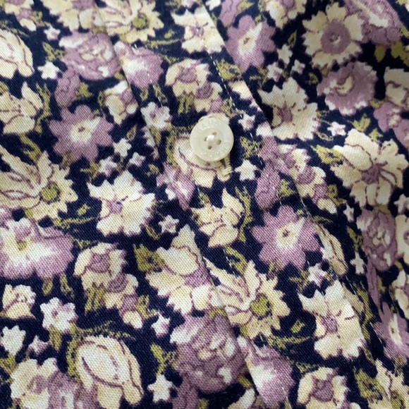 CHAPS CASUAL FLORAL BUTTON DOWN SHIRT - Picture 7 of 9